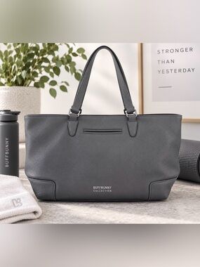 BuffBunny Game Changer Gym Tote Bag Gray